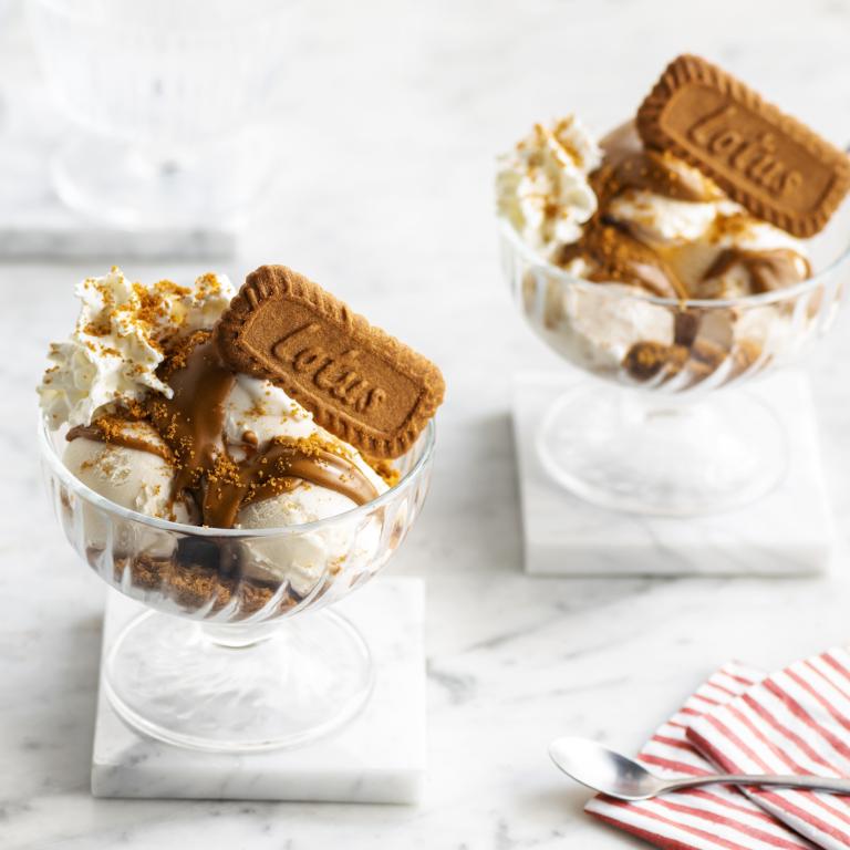 Lotus Biscoff Cookie Sundae
