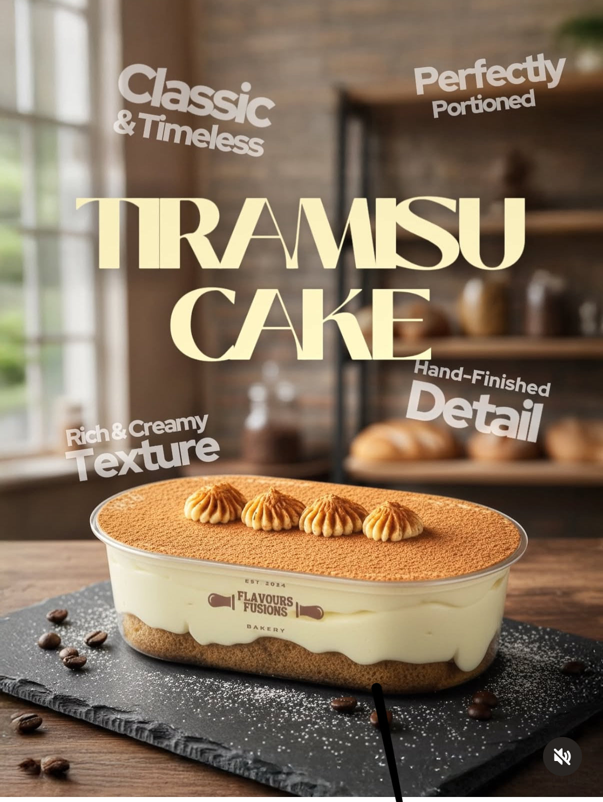 Tiramisu cake