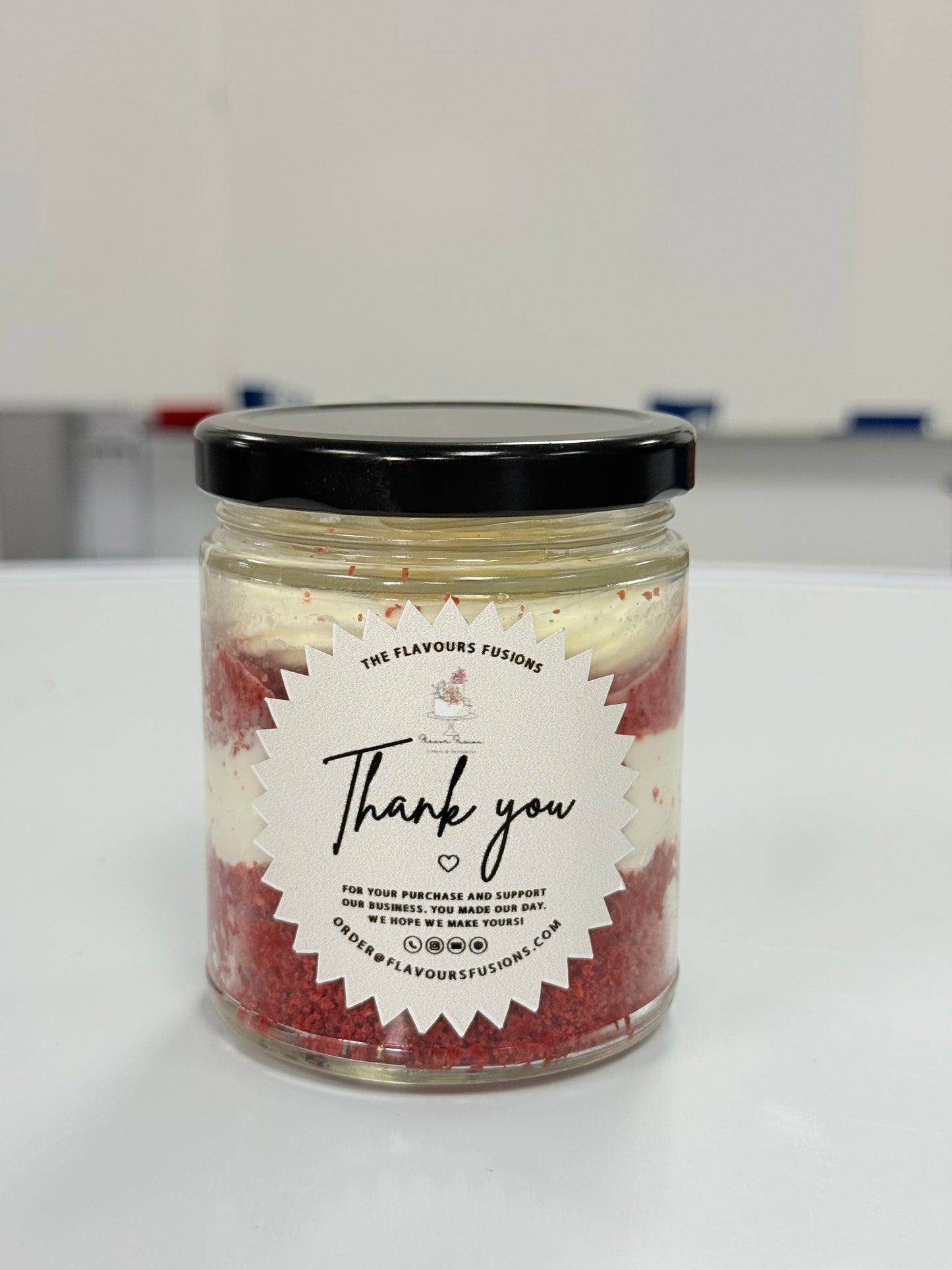 Eggles Red Velvet jar