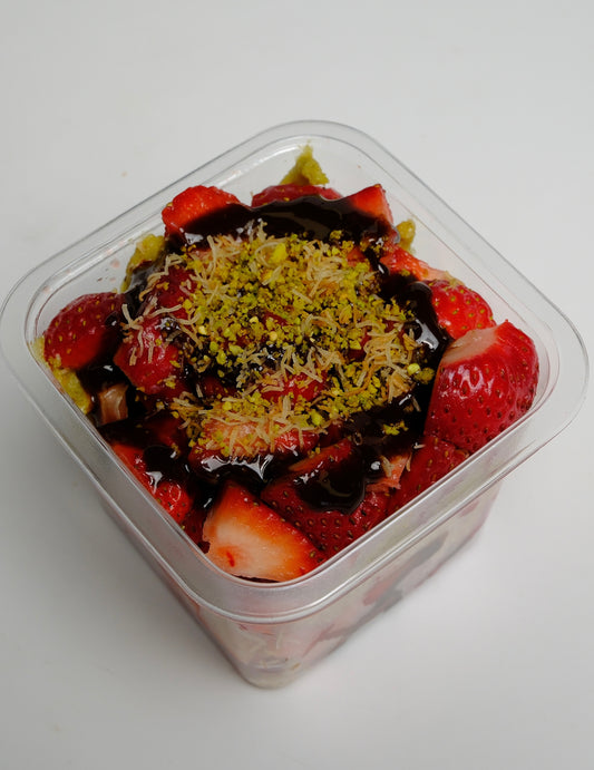 Dubai famous pistachio kunafa cake